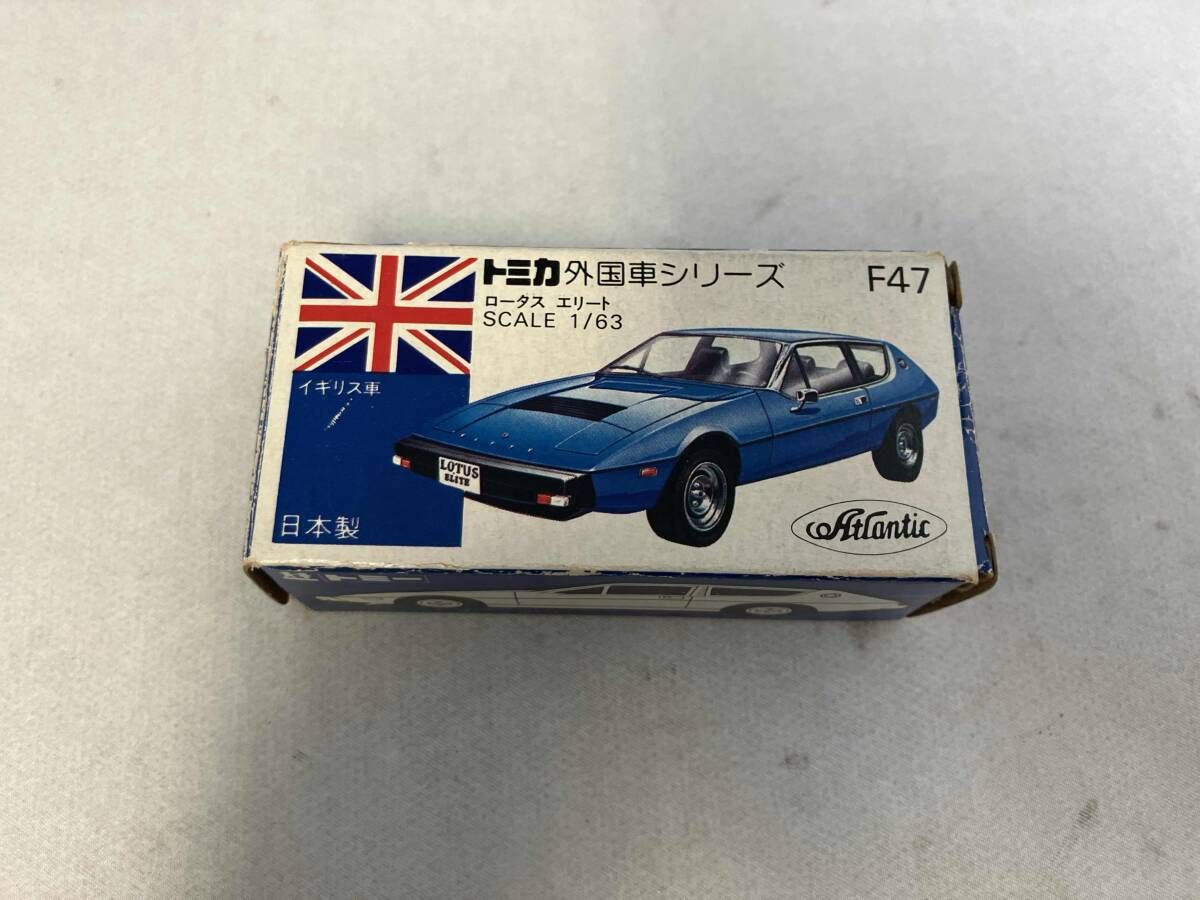 トミカ F47 ロータス エリート 青メタリック シート:赤 1HGoホイール