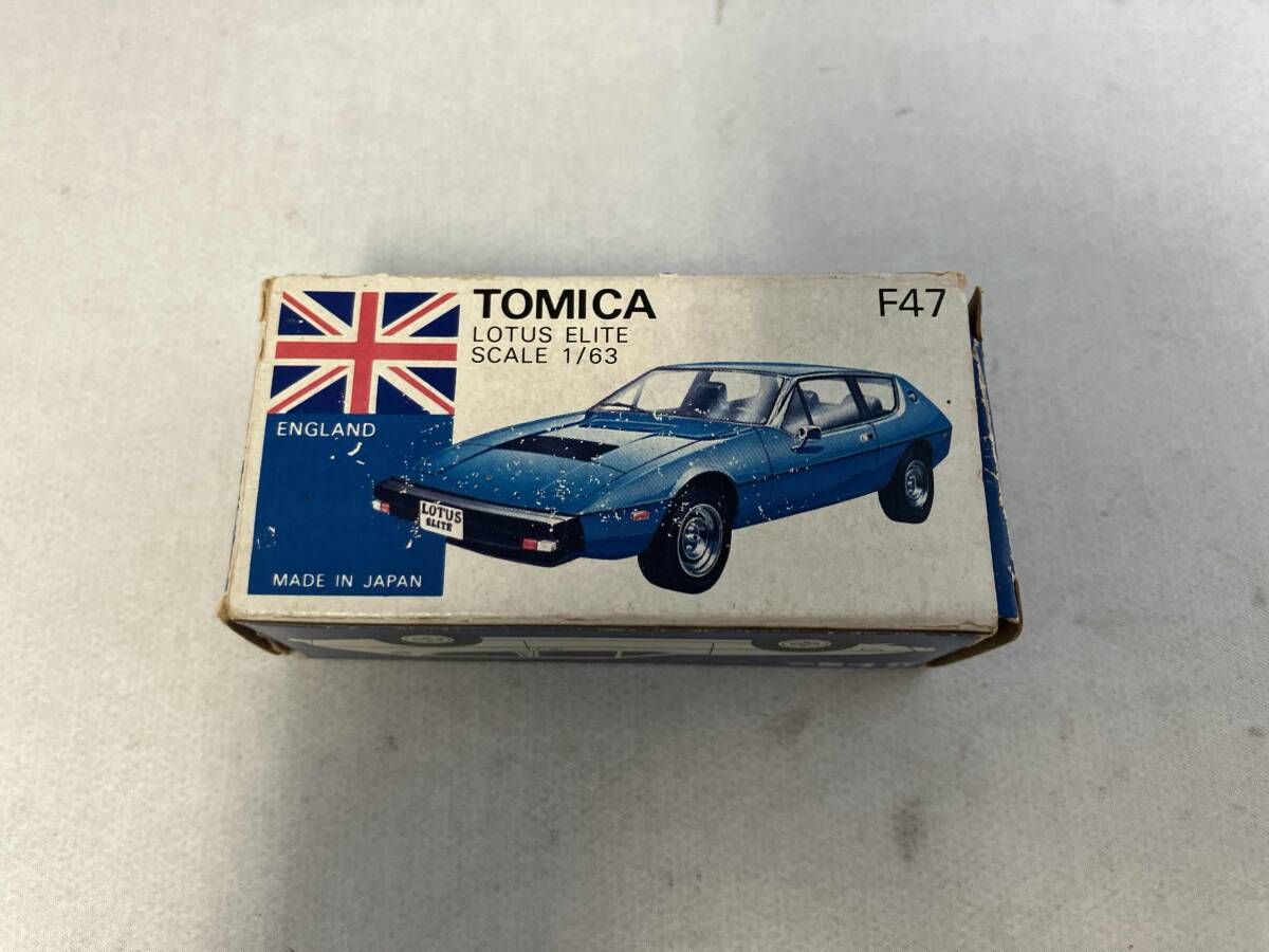 トミカ F47 ロータス エリート 青メタリック シート:赤 1HGoホイール