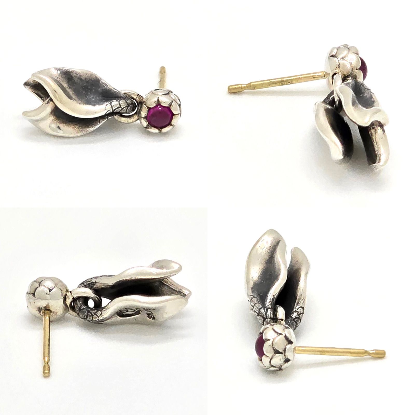 Bloody Mary ブラッディ マリー ベビー フィン ストーン ピアス