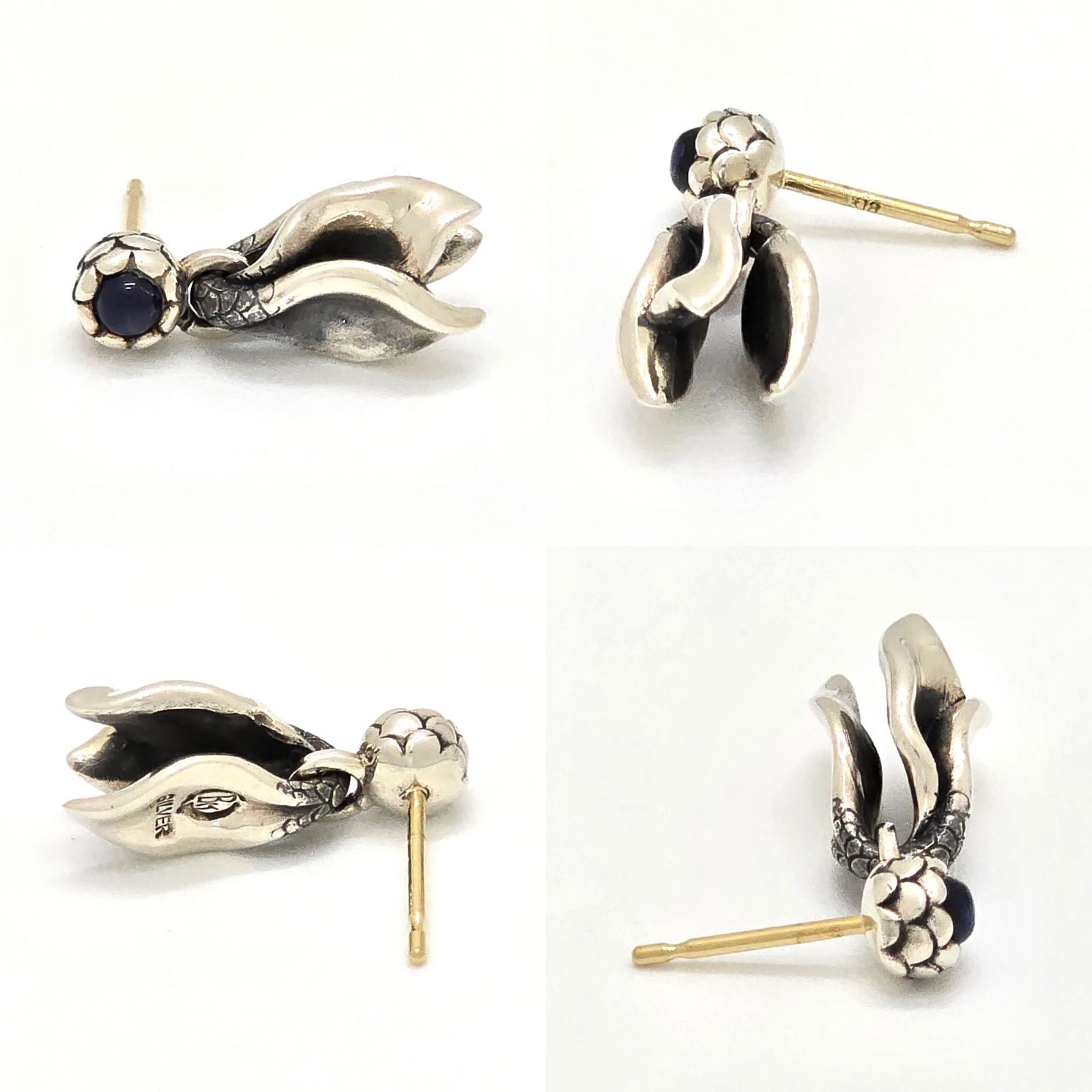 Bloody Mary ブラッディ マリー ベビー フィン ストーン ピアス