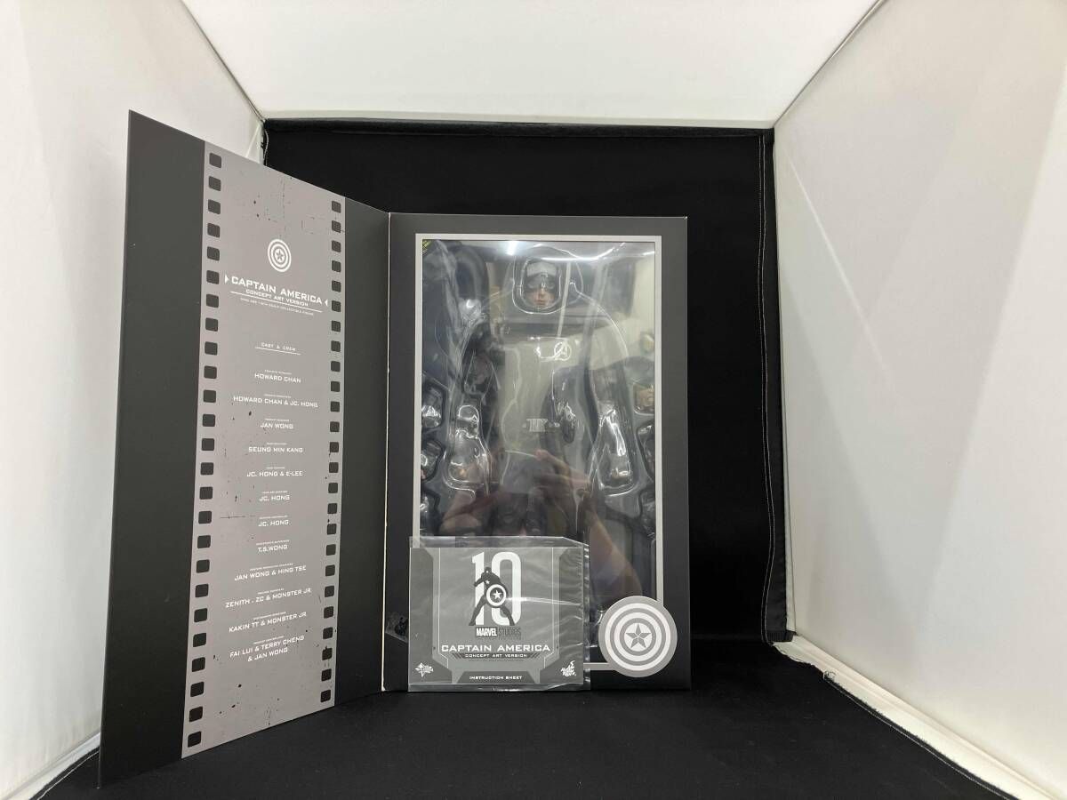 ホットトイズ・キャプテンアメリカ・コンセプトアート版 ムービー・マスターピース】『マーベル・スタジオ10周年』1／6