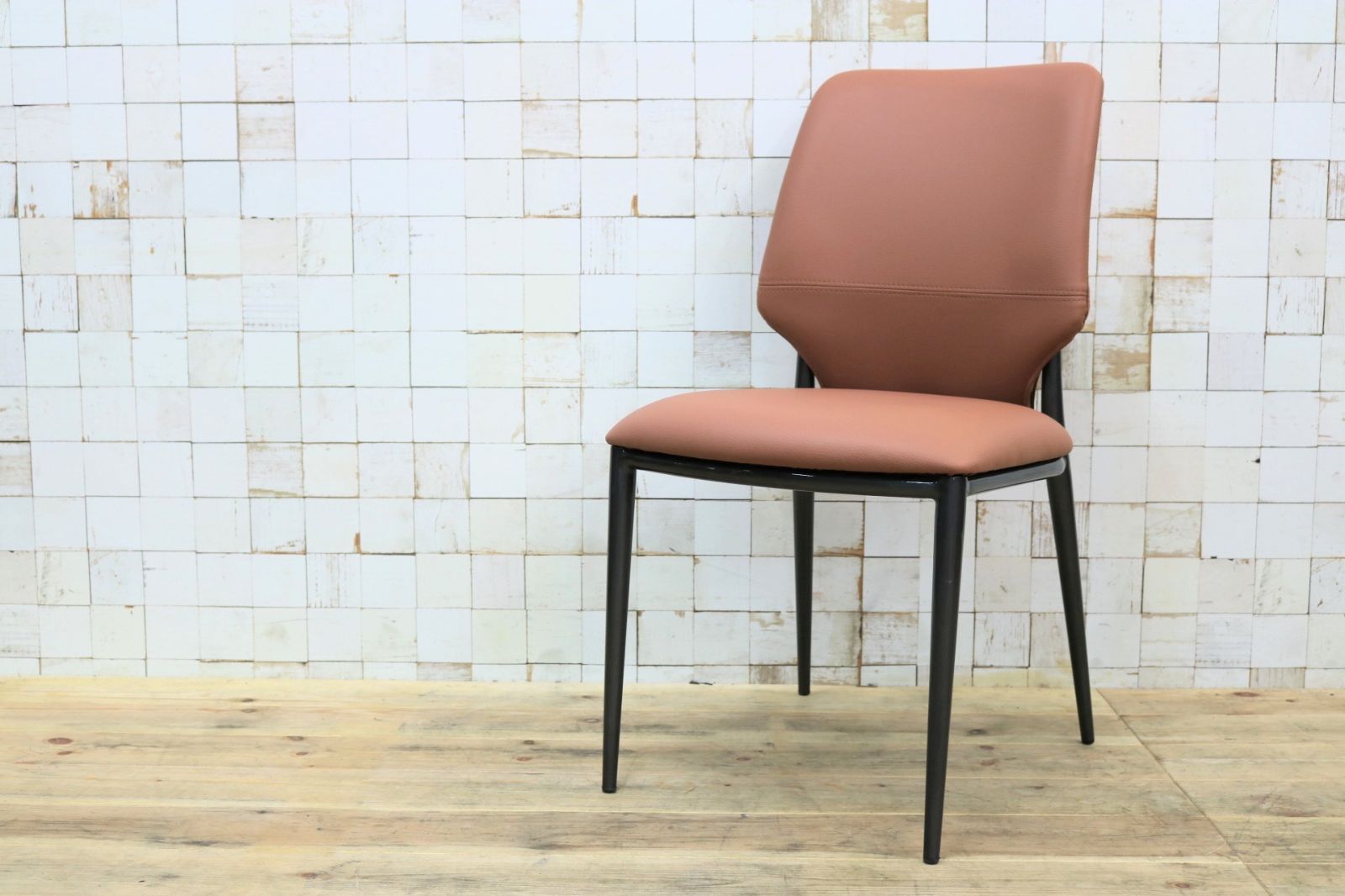 GMIK 664◯ダイニングチェア 食卓椅子 椅子 アームレスチェア レザー 本革 ナチュラル シンプル モダン