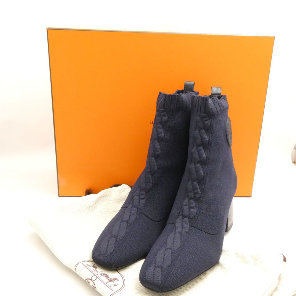 ♥ HERMES エルメス ヴォルヴェール60 ショートブーツ 36 23 cm相当 レディースシューズ 靴 ボルベール レディース AU 3696