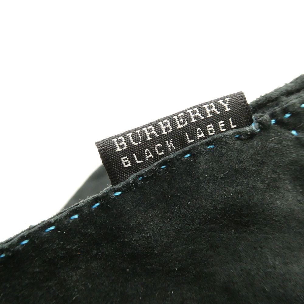 BURBERRY BLACK LABEL バーバリーブラックレーベル 手袋 ベロア