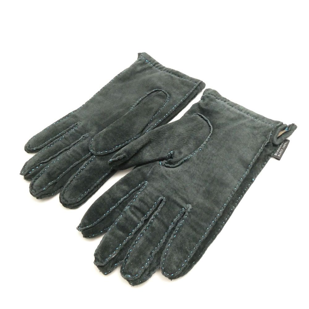 BURBERRY BLACK LABEL バーバリーブラックレーベル 手袋 ベロア