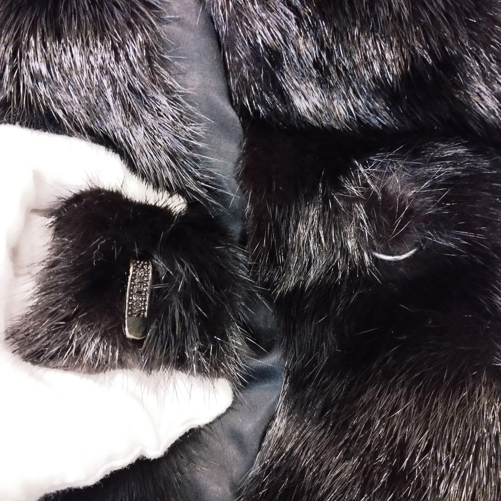 D18914】毛皮コート SAGA MINK サガミンク ダークミンク ショール