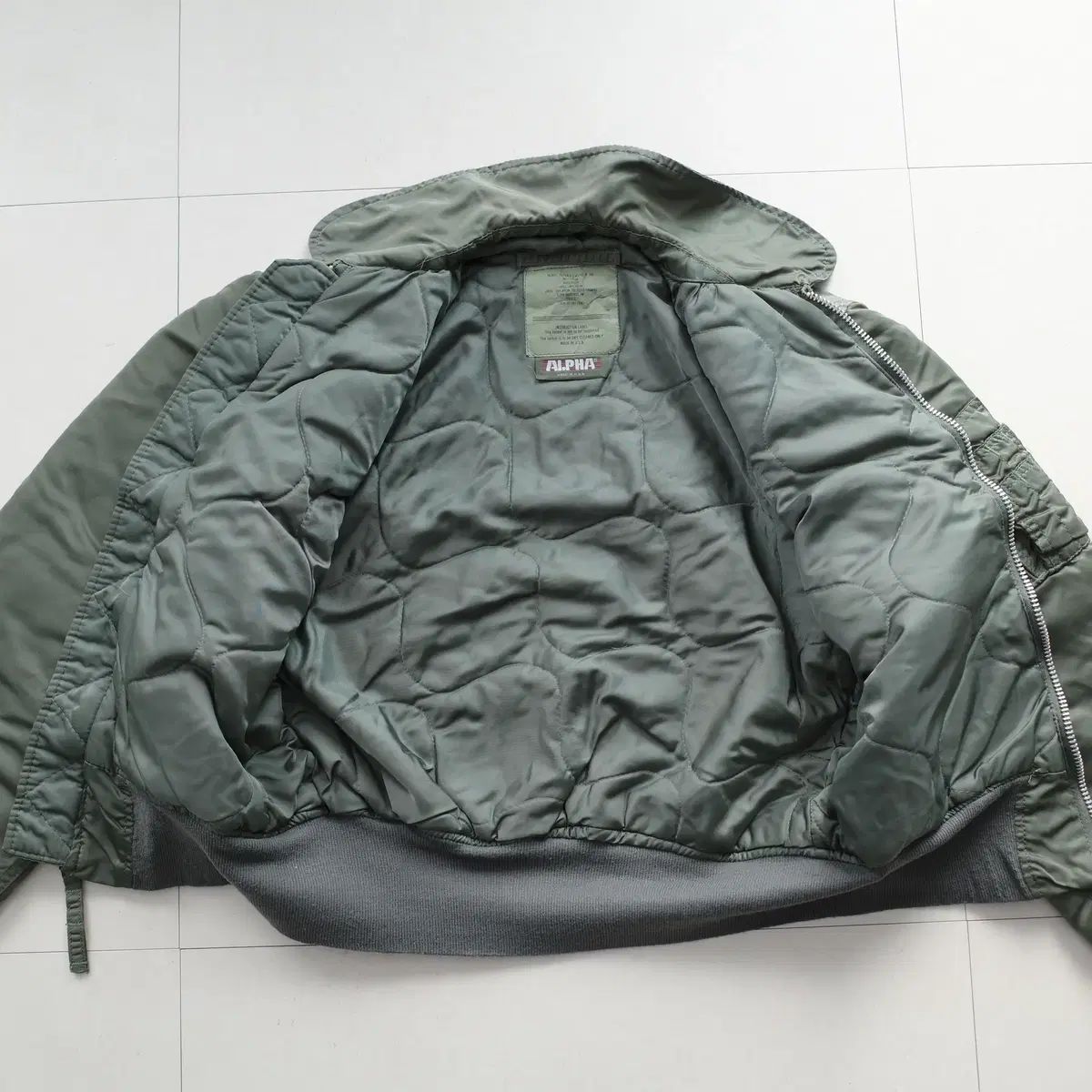 80s USA製 アルファ インダストリー CWU-45/P フライト ジャケット