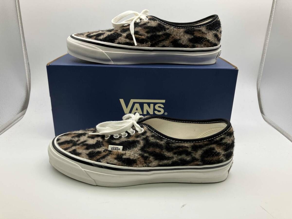 VANS／スニーカー／LX Authentic 44／レオパード／ブラウン／ブラック