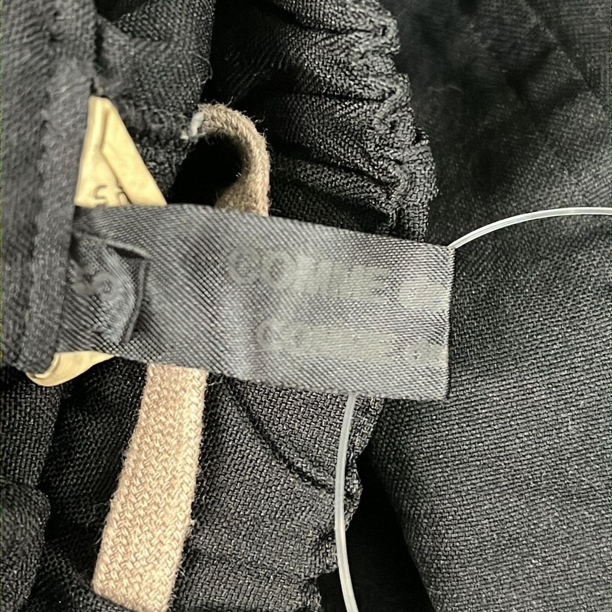  COMMEdesGARCONS コムデギャルソンコムデギャルソン ハーフパンツ サイズS レディース 黒 ウエストゴム サルエル ショートパンツ ハーフパンツ パンツ