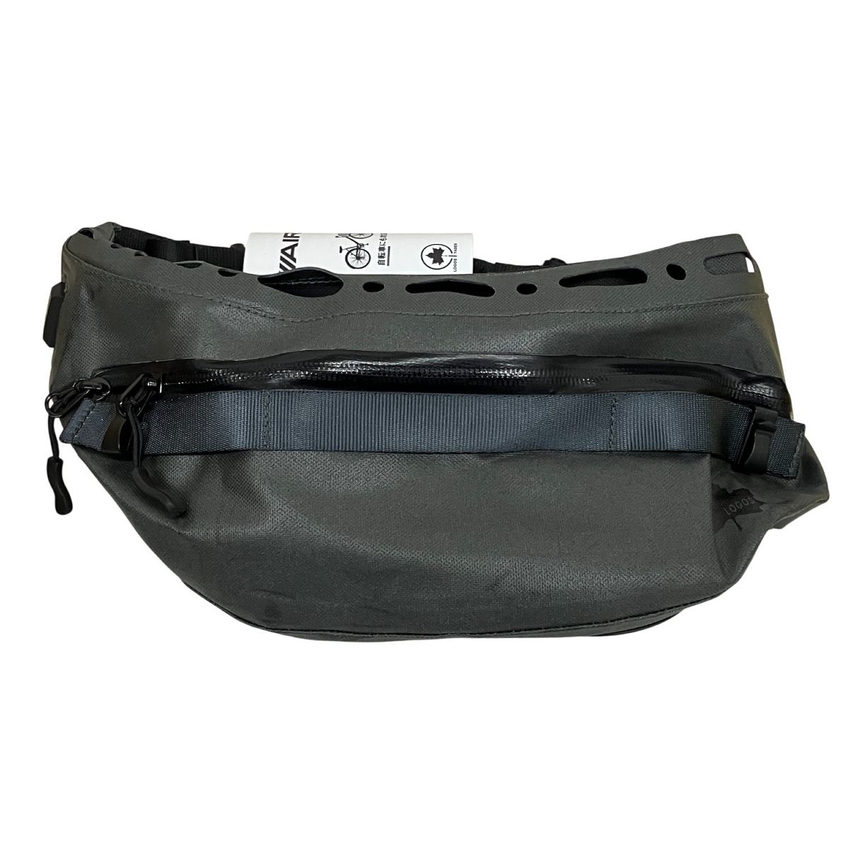 LOGOS BODY AIRCON 空調 空冷 暑さ対策グッズ レインウェア 雨対応 ボディエアコン Black 保冷剤付