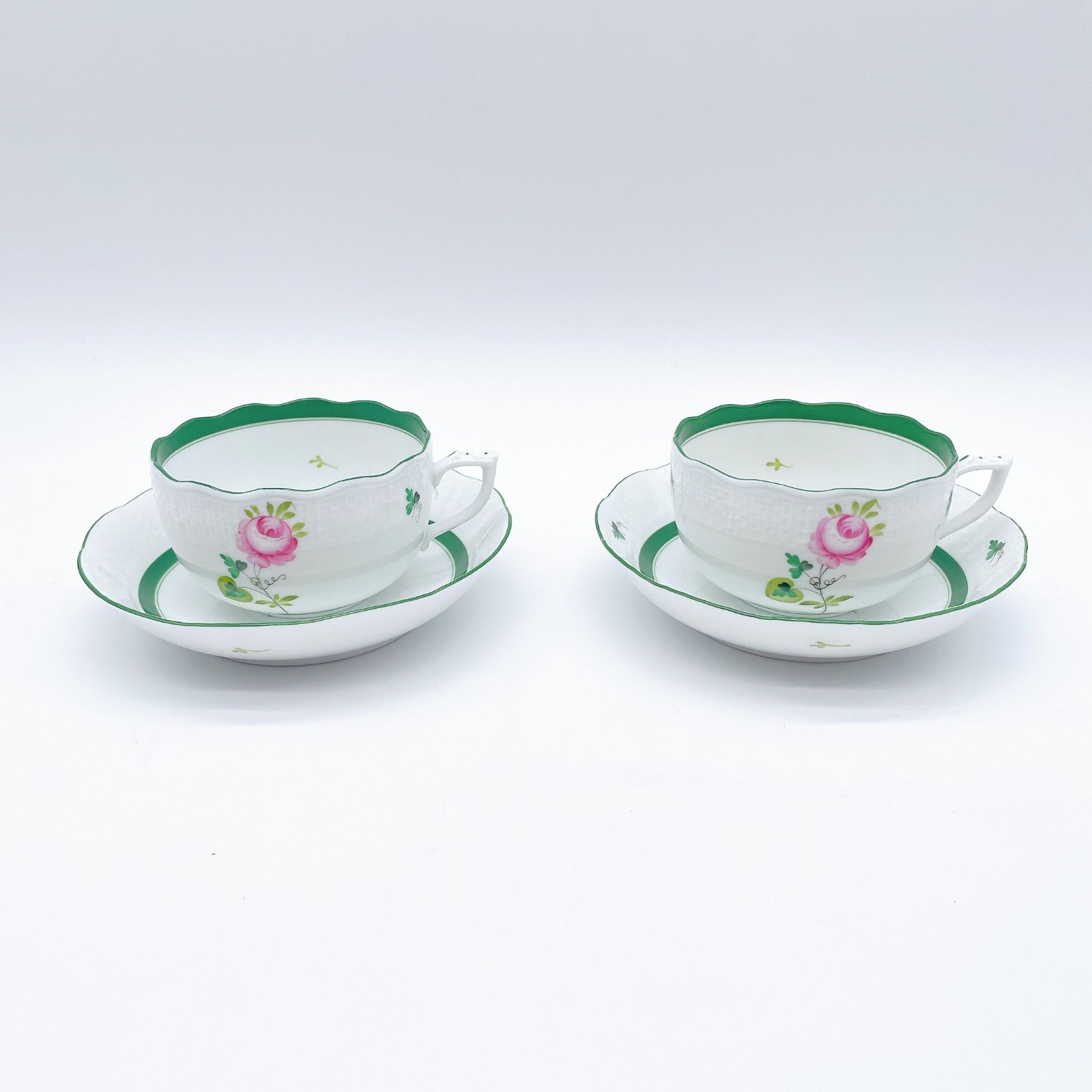 HERENDヘレンドウィーンの薔薇 カップ ソーサーペア
