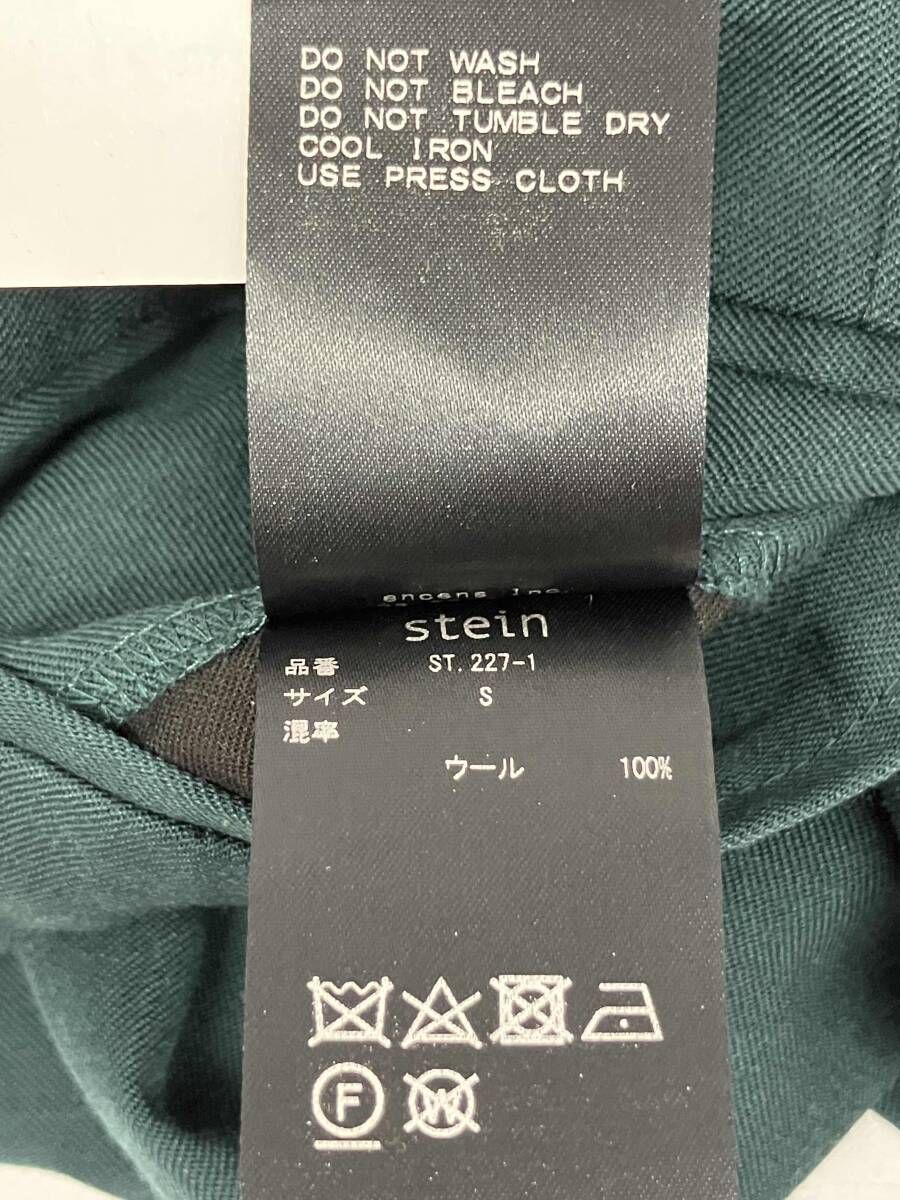 stein ワイドストレートパンツ Sサイズ グリーン ST 227-1 ステイン スラックス パンツ メンズ
