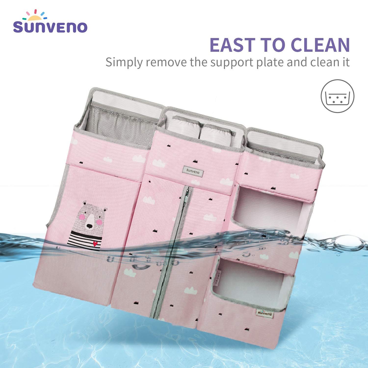 Sunveno べビーベッド収納