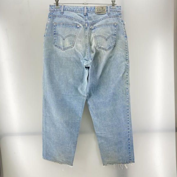 LEVI S 90 SilverTab LOOSE デニムパンツ インディゴ W 36 L 30 リペア 汚れ リーバイス 24