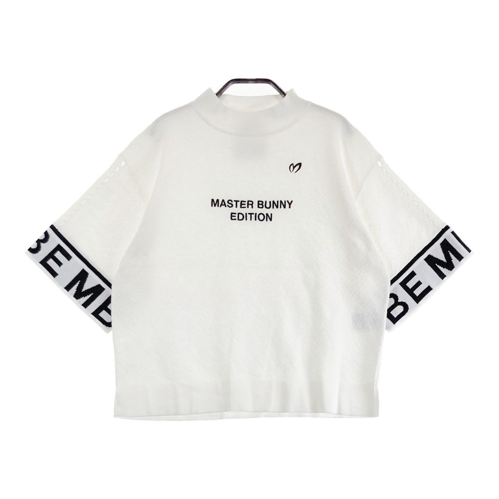 サイズ 0 MASTER BUNNY EDITION マスターバニーエディション ハイネックTシャツ ホワイト系 ゴルフウェア レディース ストスト