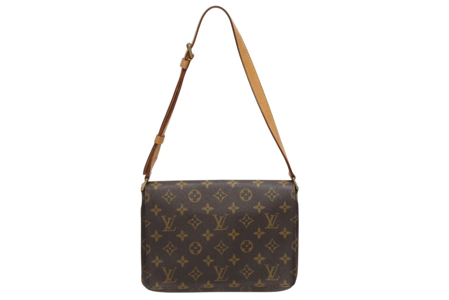 LOUIS VUITTON ルイヴィトン ミュゼットタンゴ ショルダーバック M 51257 モノグラム ブラウン 4 b 009718