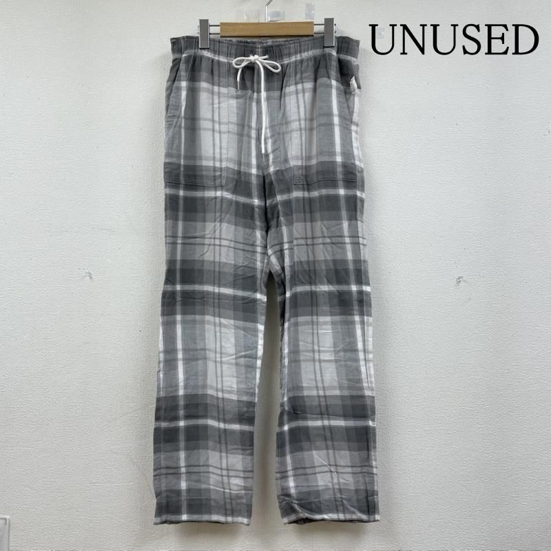 アンユーズド 22 SS one wash Check pants リラックス パンツ ウエストゴム UW 1040 メンズ 2 ISItems 古着