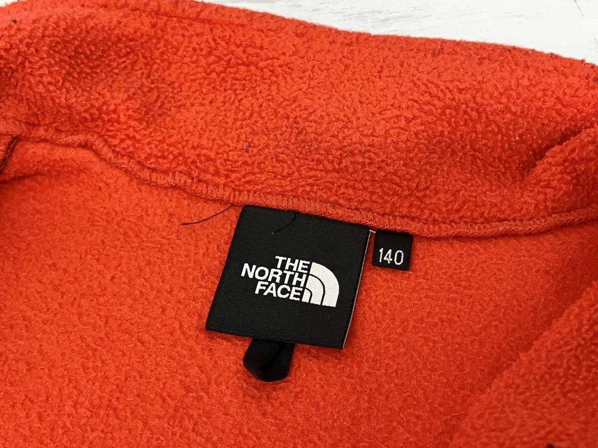 THE NORTH FACE キッズボアジャケット／140サイズ／赤黒／NAJ71881