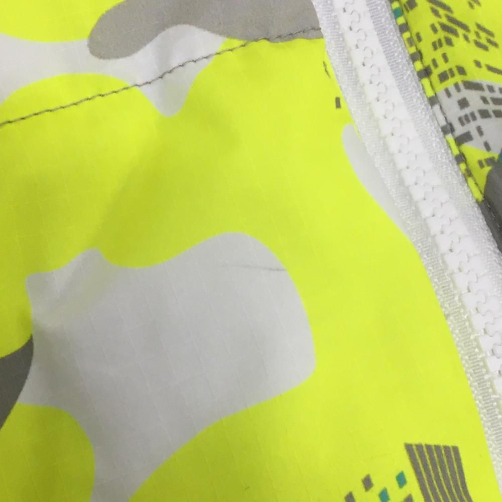 ニューバランスゴルフ 2WAY中綿ジャケット グレー×イエロー カモフラ柄