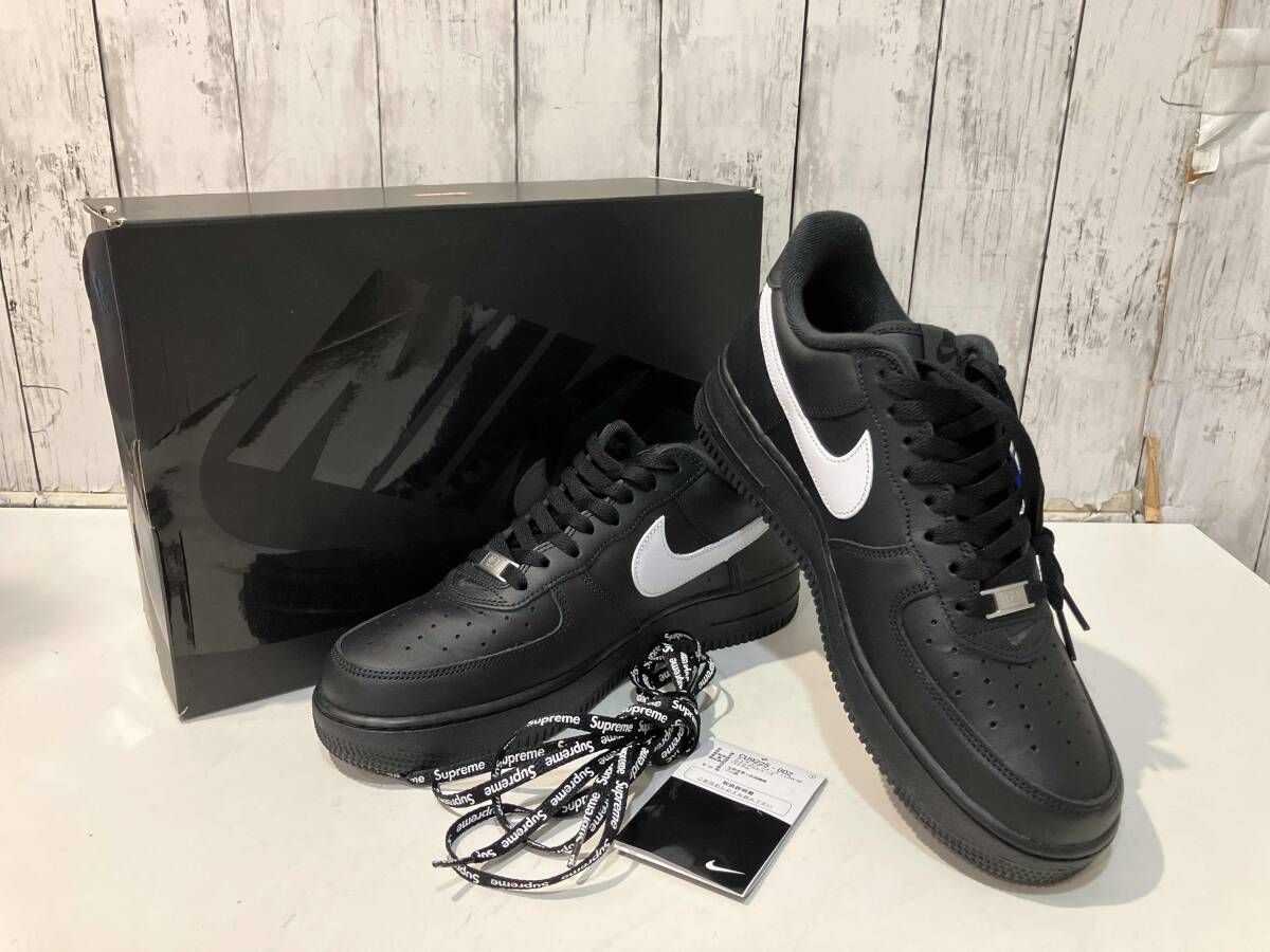 Supreme Supreme NIKE エアフォース1 ブラック 27cm シュプリーム 