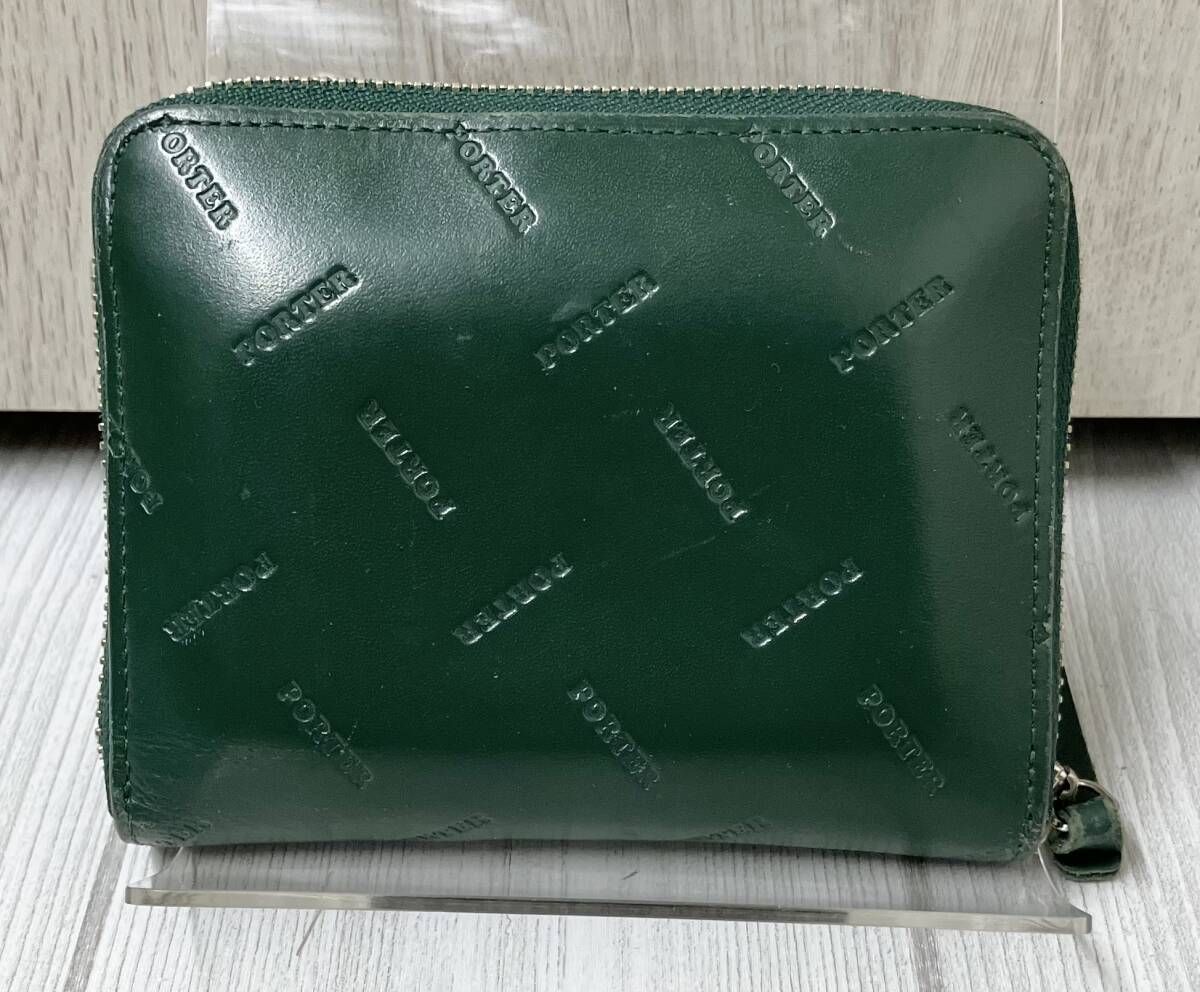 PORTER ポーター 二つ折り財布 グリーン系 - メルカリ