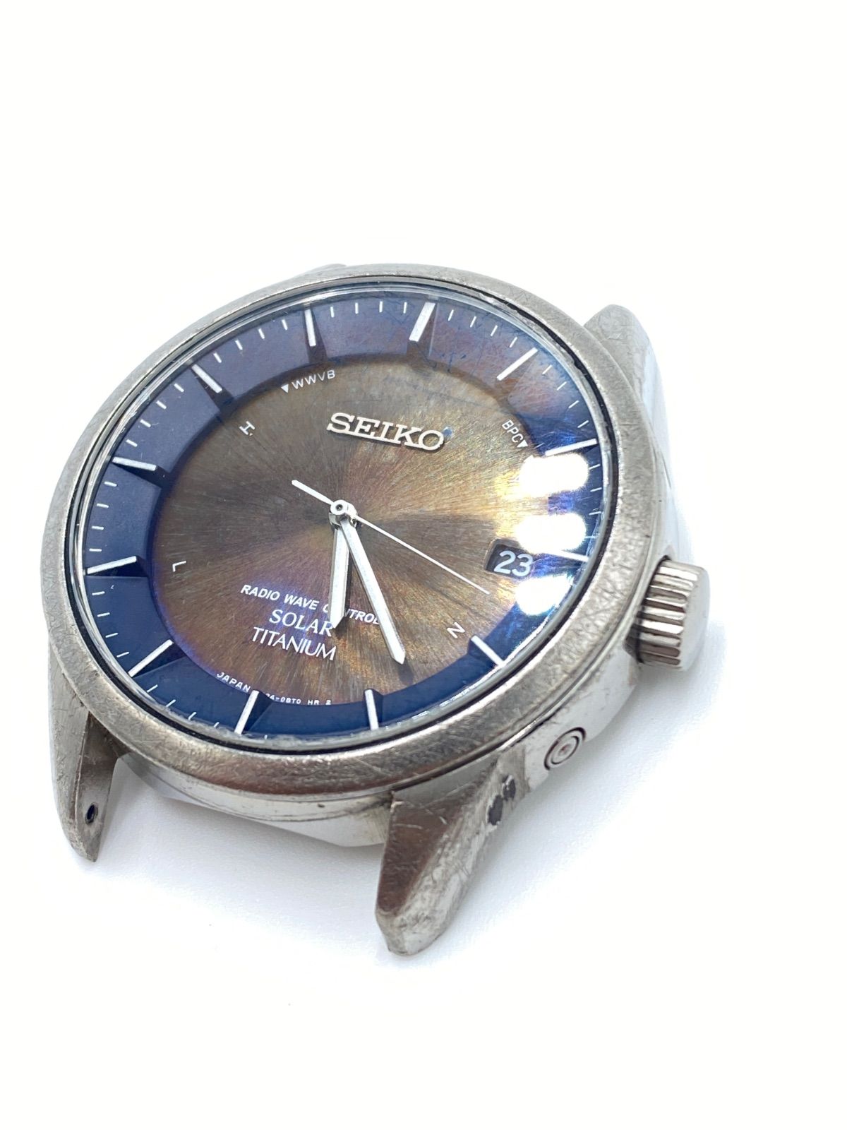 SEIKO ソーラー電波 チタン セイコー 日本製 7B24-0BB0 - メルカリ