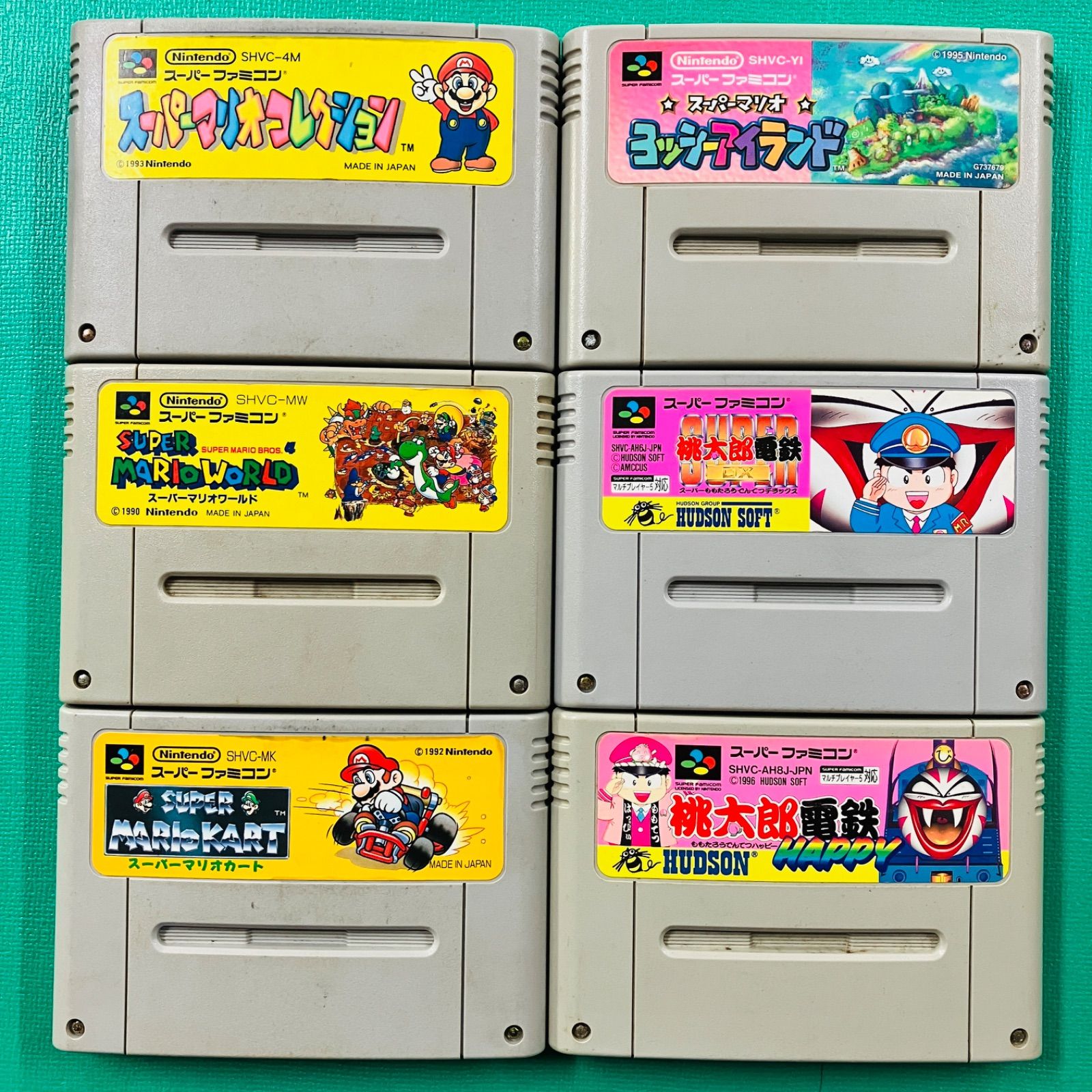 6点セット】スーパーファミコン スーパーマリオコレクション スーパー