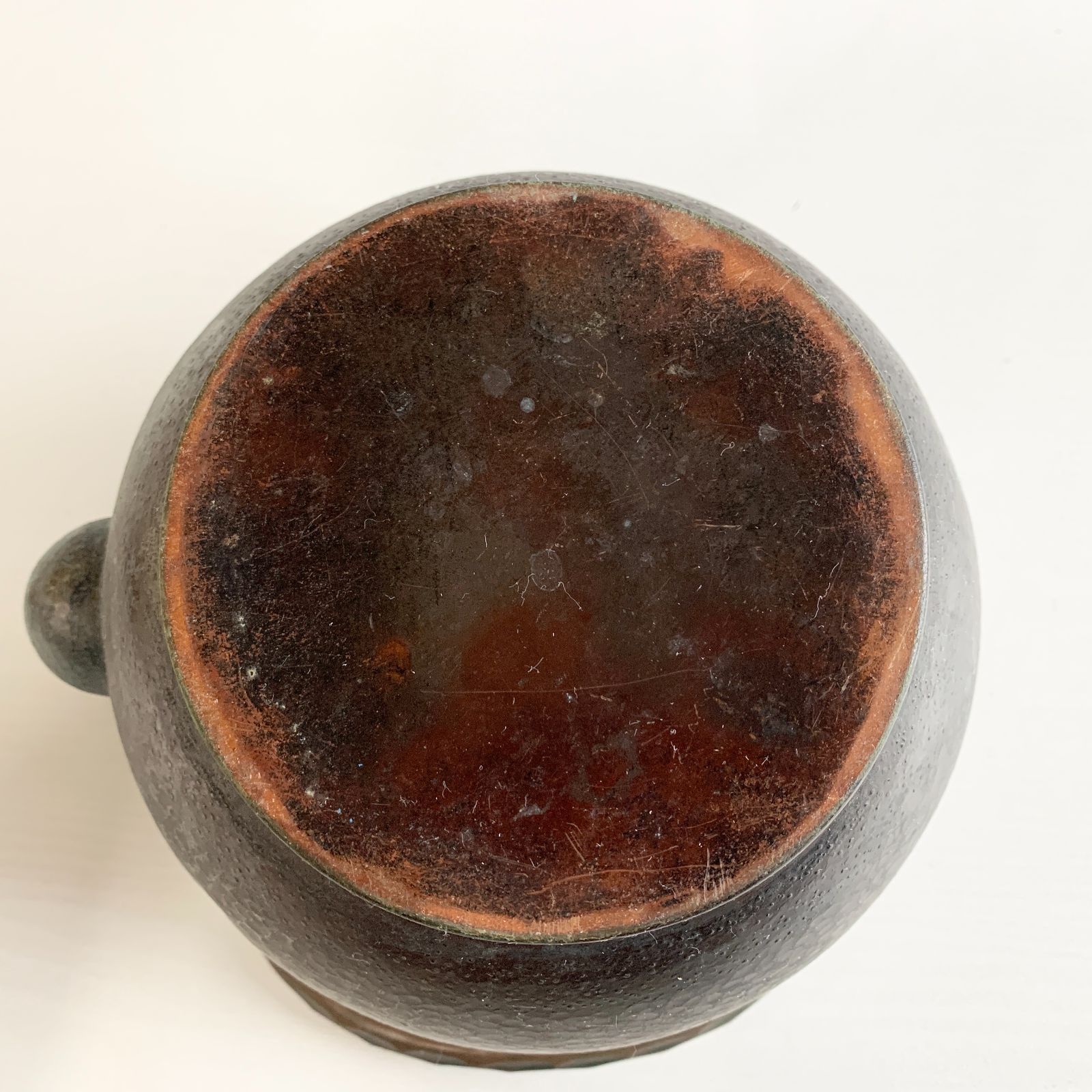 山川堂造 銅やかん 銅瓶 鯉 竹 昭和レトロ 茶道 古道具 骨董品 薬缶