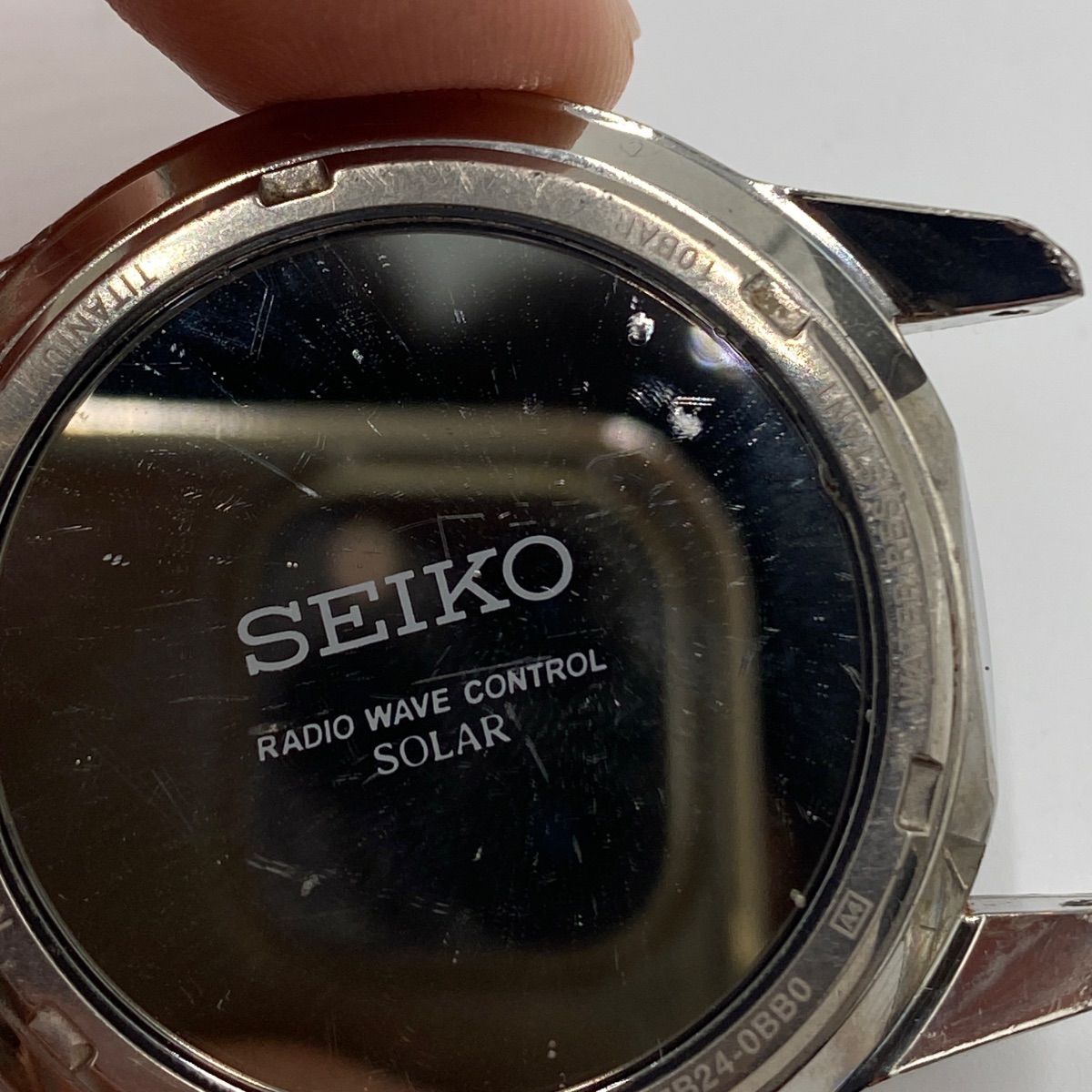 SEIKO 電波 腕時計 ソーラー チタン 7B24-0BB0 セイコー SEIKO ソーラー電波 チタン セイコー 日本製 7B24-0BB0 - メルカリ