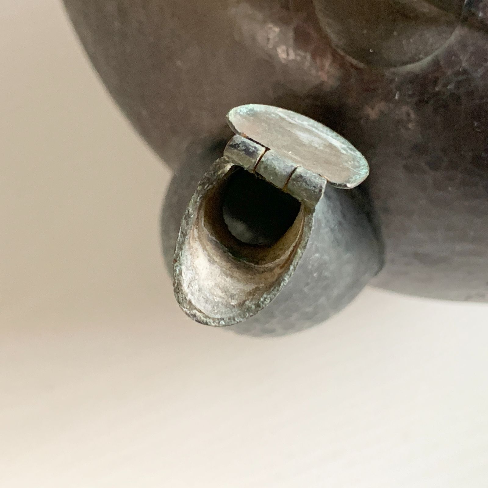 山川堂造 銅やかん 銅瓶 鯉 竹 昭和レトロ 茶道 古道具 骨董品 薬缶