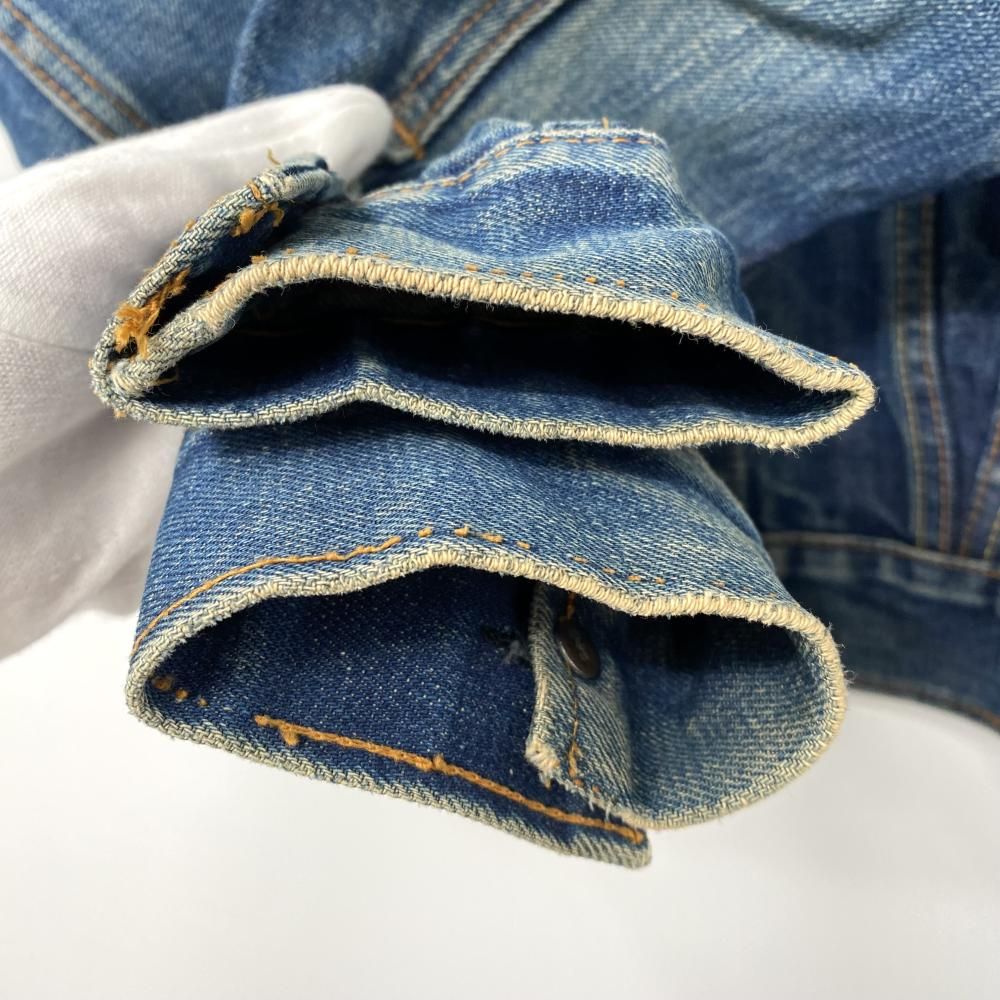 中古】60s LEVI'S 70505 Big E レインボーステッチ デニムジャケット