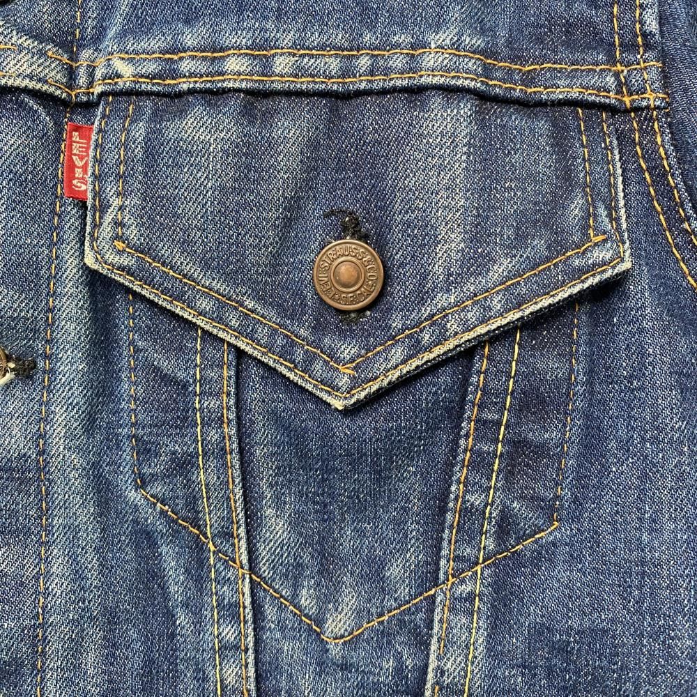 中古】60s LEVI'S 70505 Big E レインボーステッチ デニムジャケット