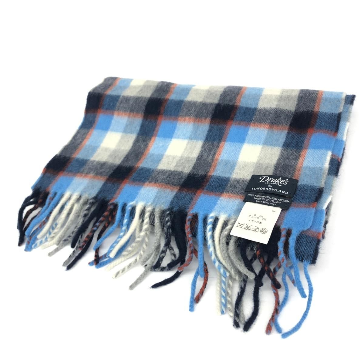 TOMORROWLAND×Drake's トゥモローランド×ドレイクス マフラー ウール