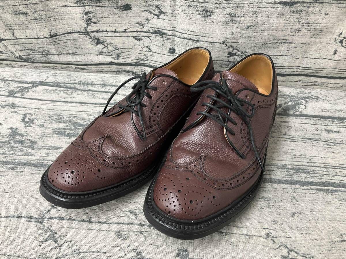 最終価格　REGAL フルブローグ ブラウン 25EE REAGAL リーガル フルブローグ ウイングチップ ブラウン 25EE REGAL