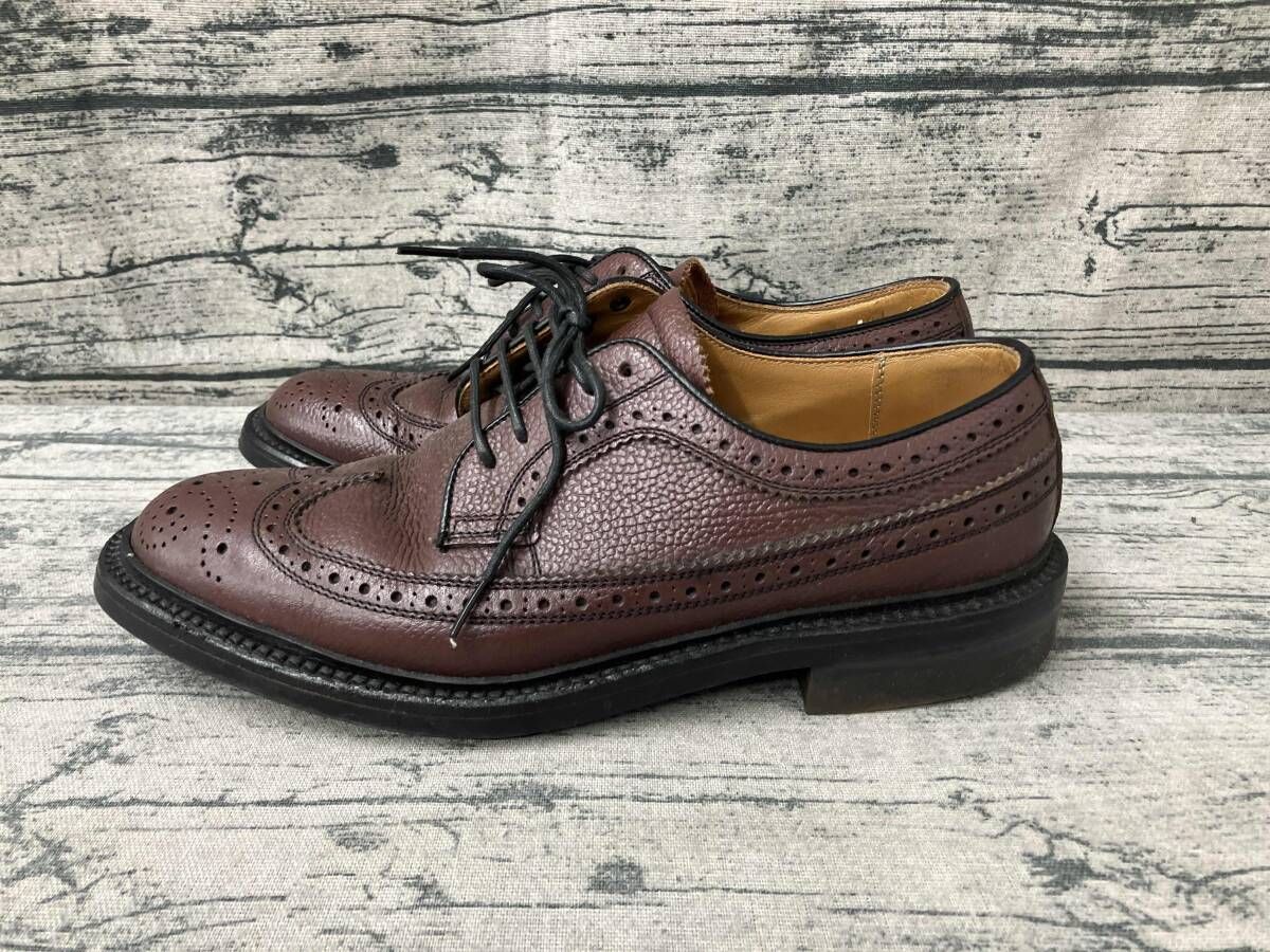 最終価格　REGAL フルブローグ ブラウン 25EE REGAL リーガル フルブローグ ロングウィング シューズ 23cm ブラウン