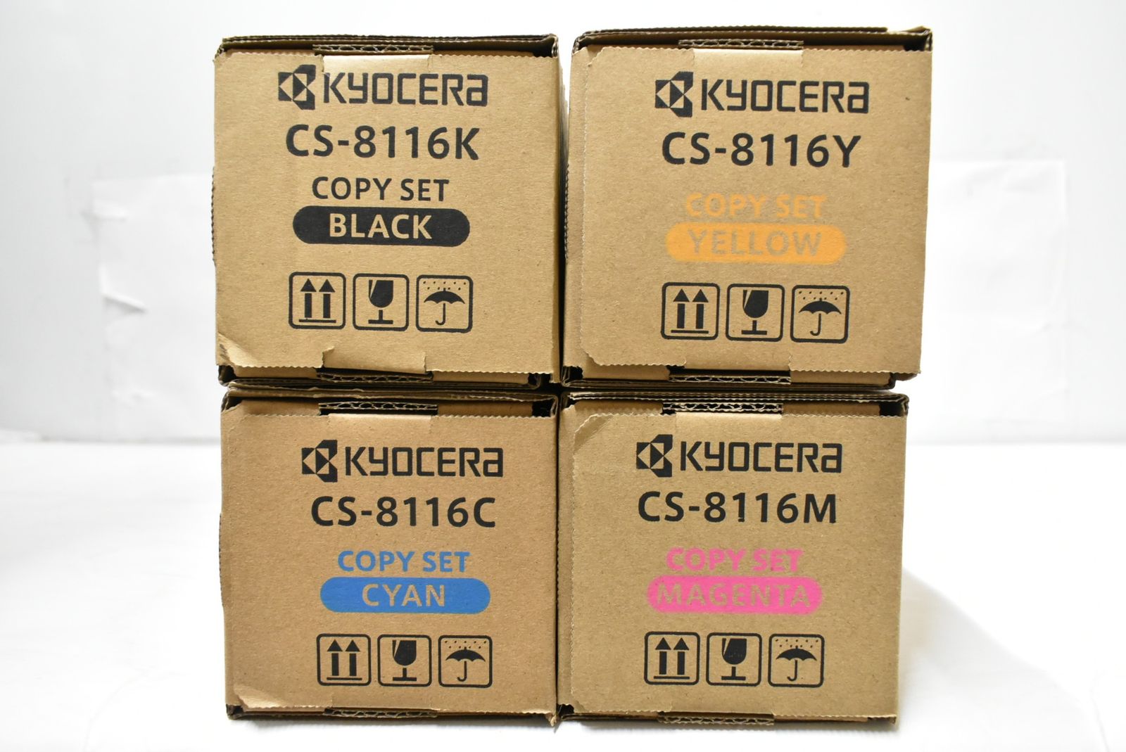 ♥ 京セラ トナー CS-8116 シアン マゼンタ イエロー ブラック KYOCERA -L 28-byebye