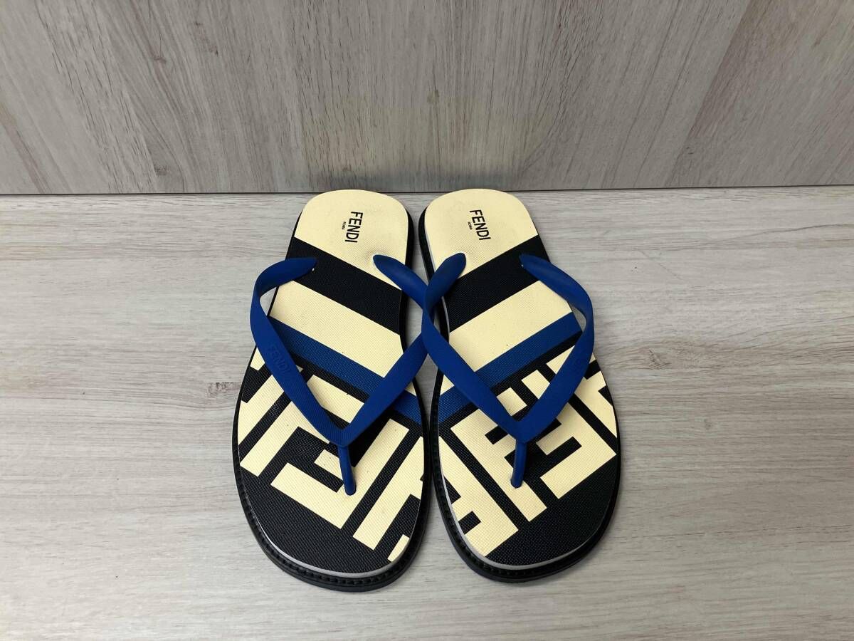 FENDI バッグ サンダル 27 5 cm ブルー