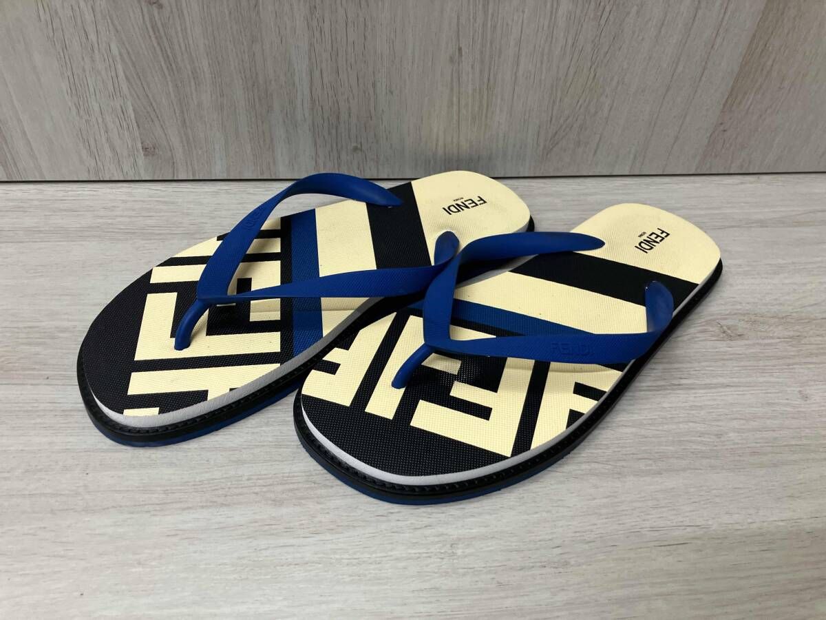 FENDI バッグ サンダル 27 5 cm ブルー