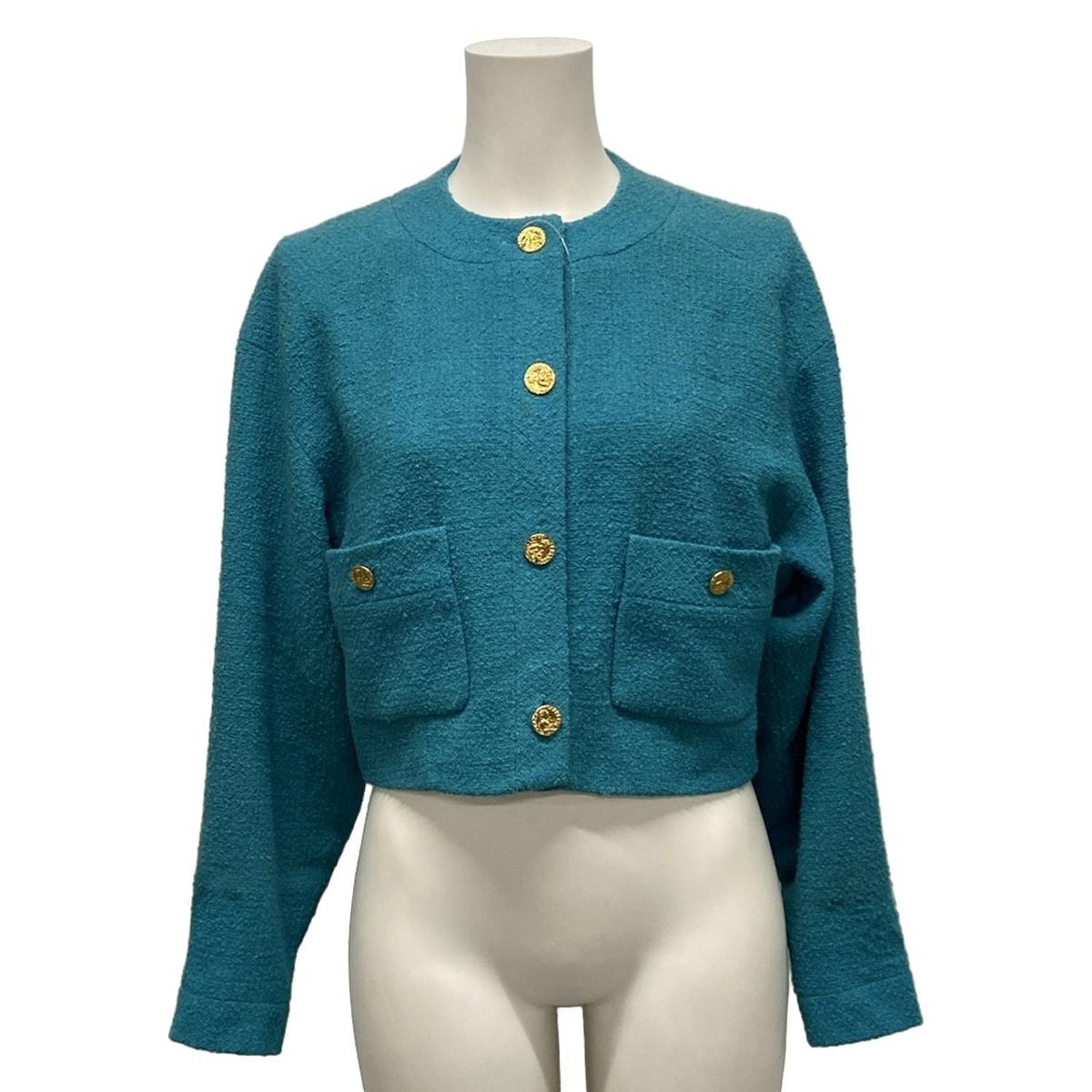 CHANEL(シャネル) ジャケット サイズ38 M レディース 21302 ブルー