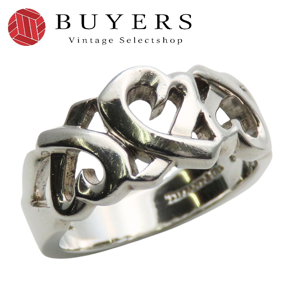 ティファニー リング 指輪 トリプルラビングハート シルバー925 約5.5 g シルバー パロマピカソ アクセサリー レディース 女性 TIFFANY-Co.