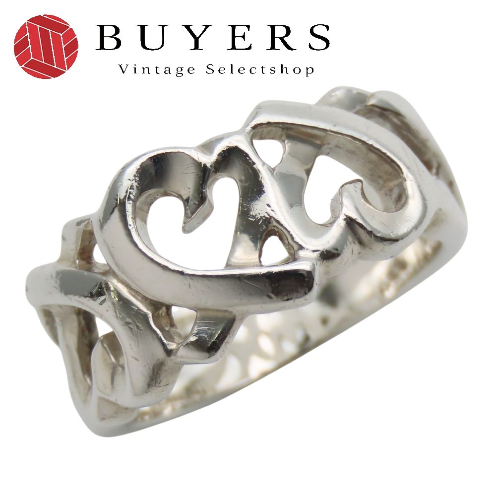 ティファニー リング 指輪 トリプルラビングハート シルバー925 約4.9 g シルバー パロマピカソ アクセサリー レディース 女性 TIFFANY-Co.