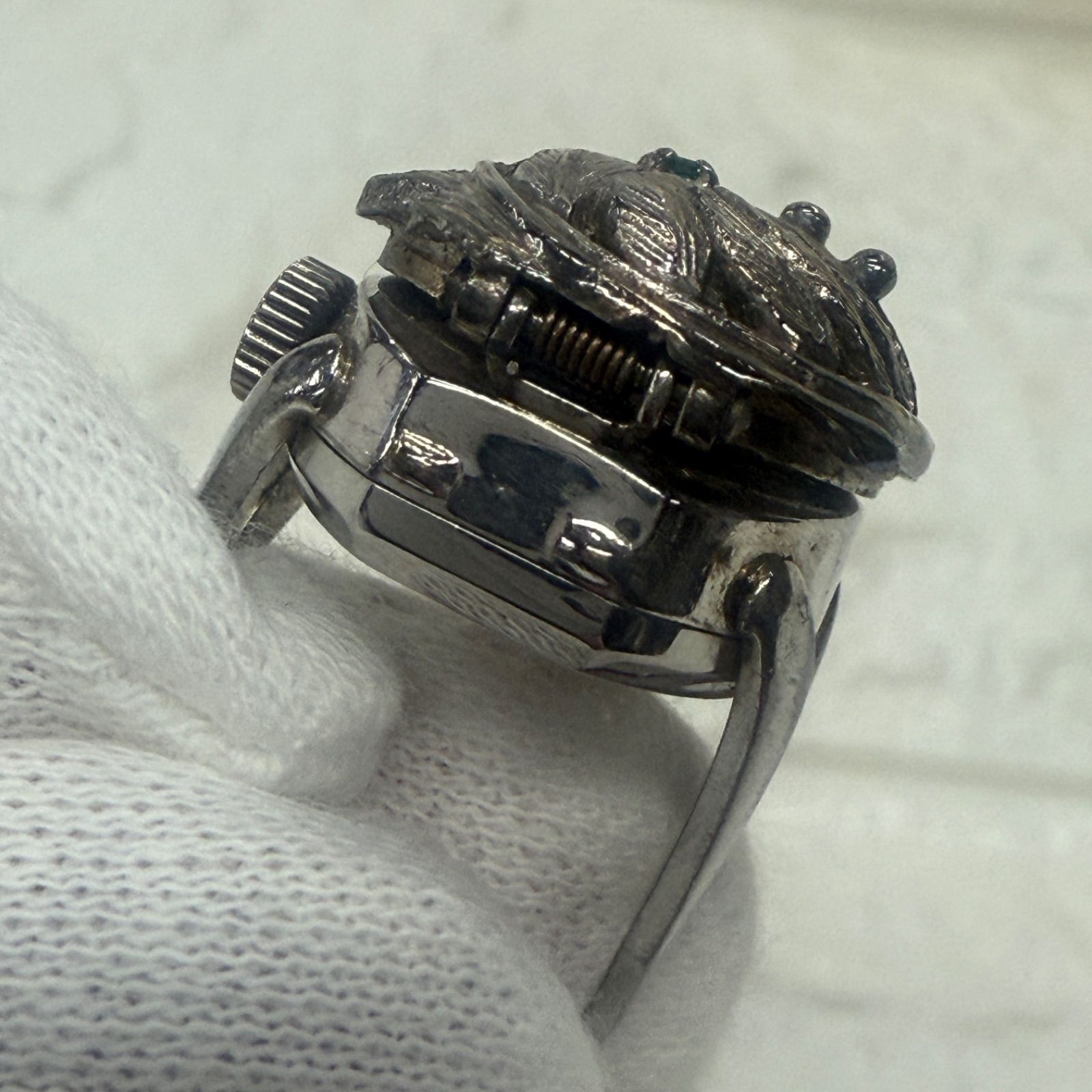 ORIENT RING WATCH/オリエントエメラルドリングウォッチ 手巻き - メルカリ