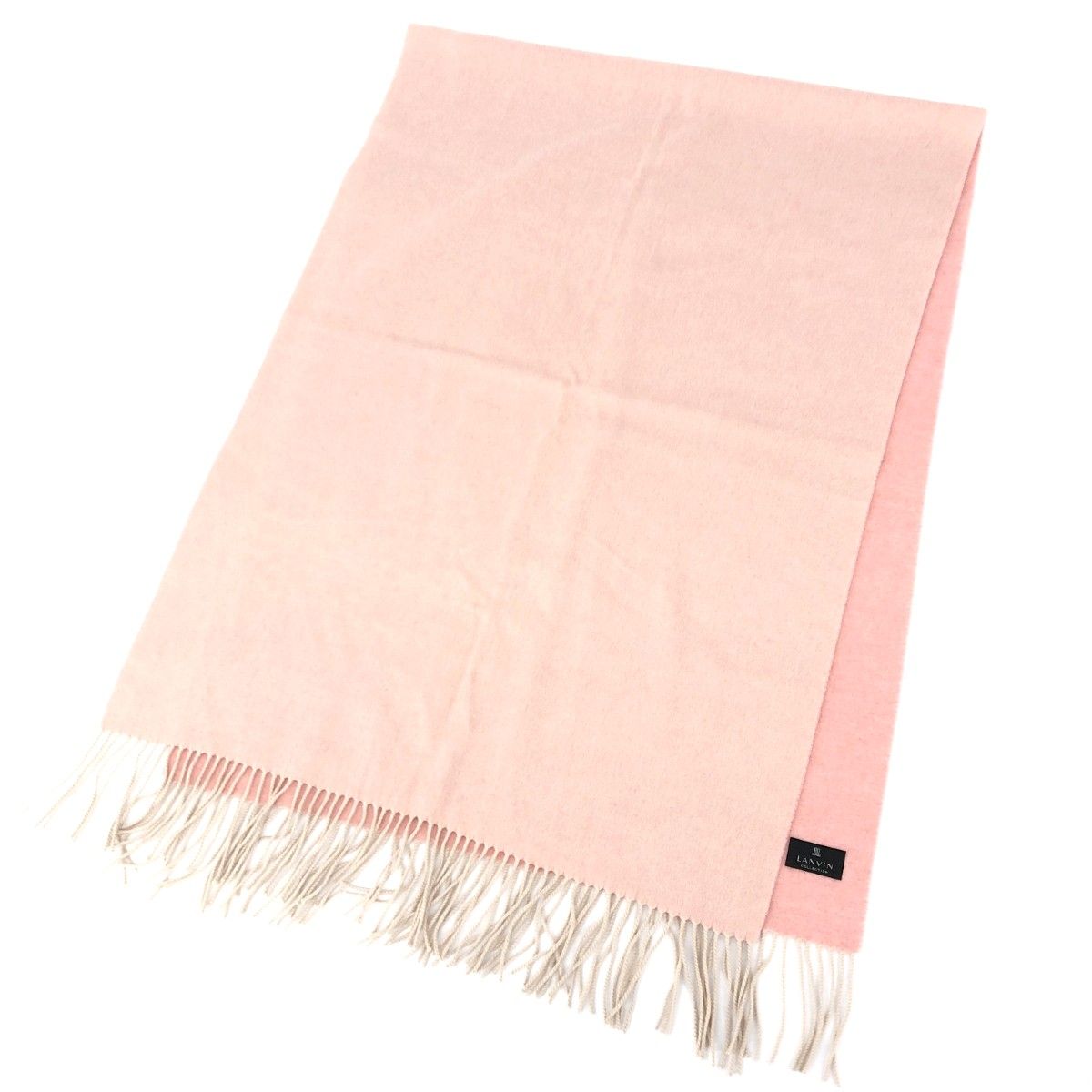 LANVIN COLLECTION ランバンコレクション 大判マフラー フリンジ