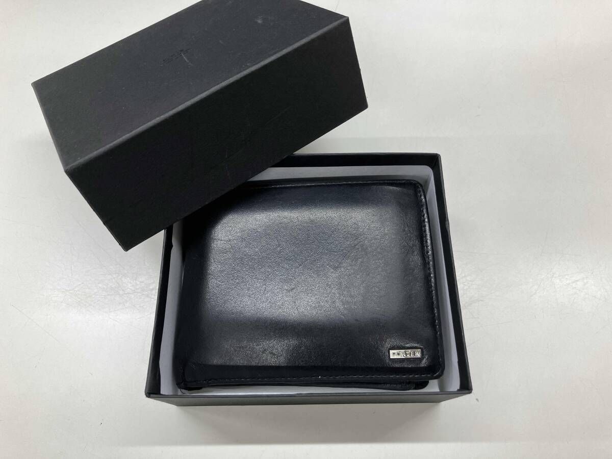 PORTER 二つ折り財布 ブラック ポーター 箱付き