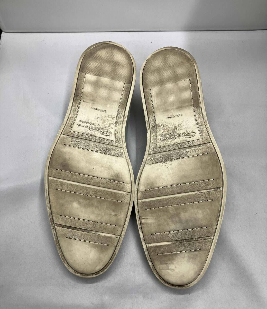 SANTONI サントーニ ミントグリーン made in ITALY 動きやすい ローファー 