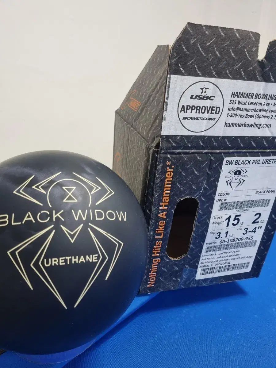 ブラックウィドウ ブラックパール ウレタン 15パウンド