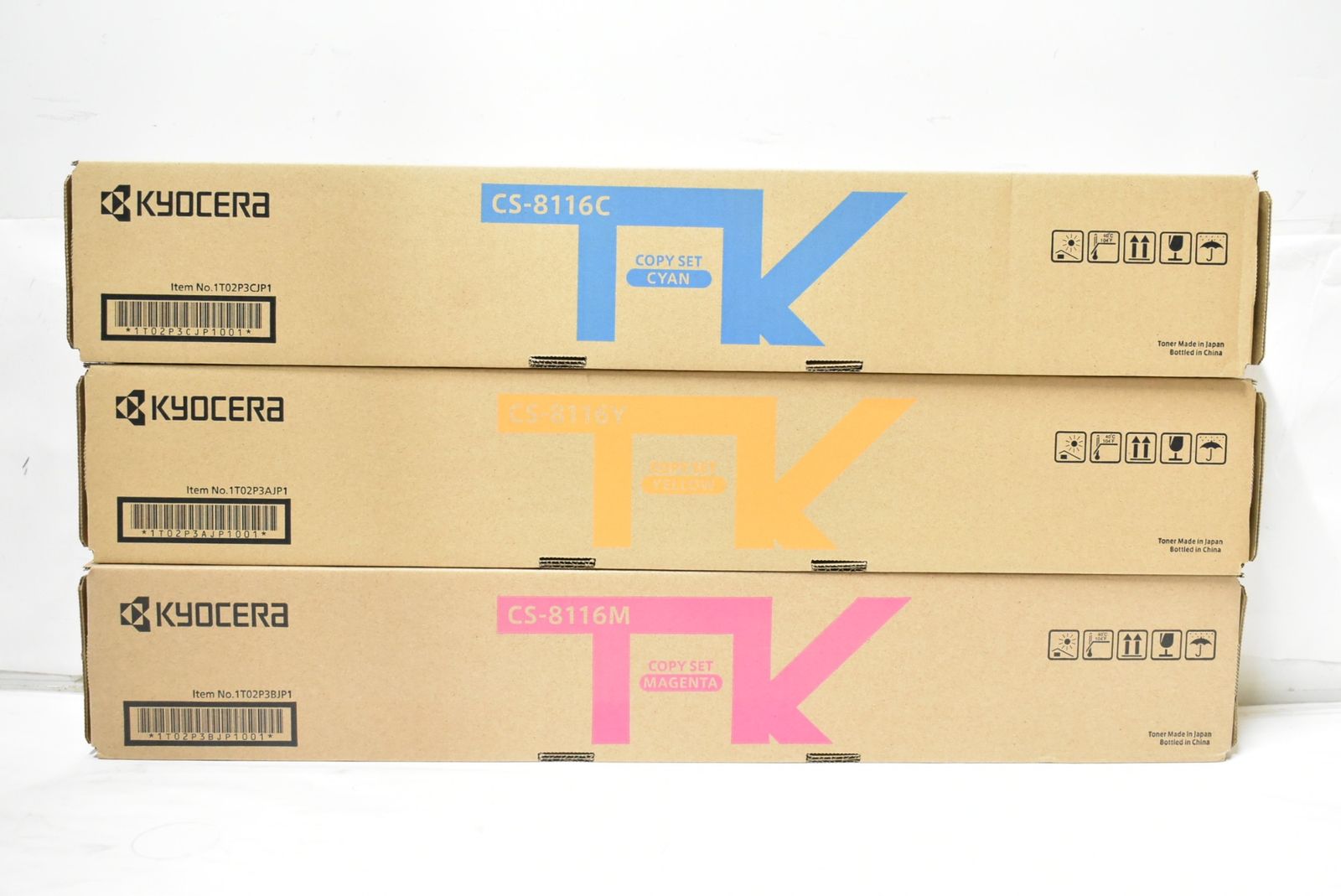 京セラ トナー CS-8116 シアン マゼンタ イエロー KYOCERA -L 135-byebye