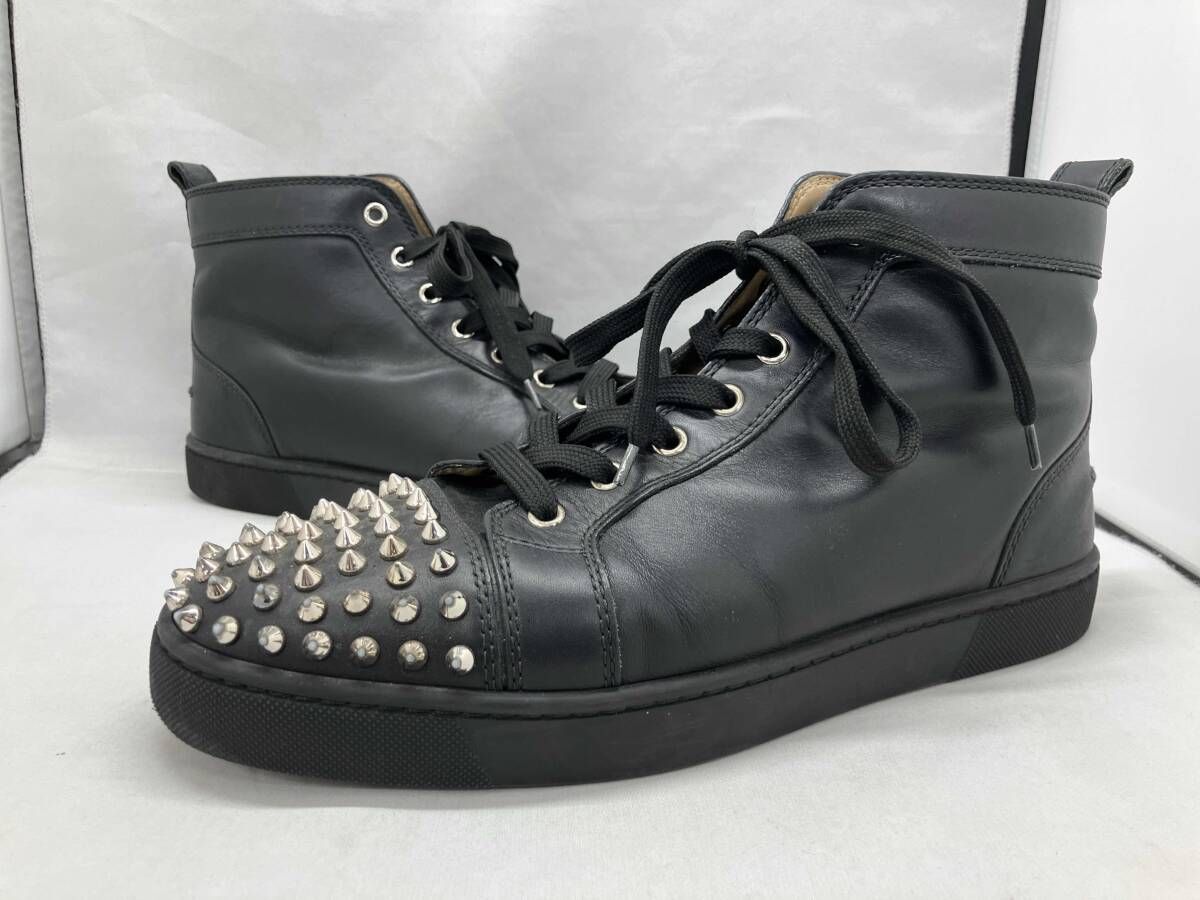 CHRISTIAN LOUBOUTIN クリスチャンルブタン ハイカット スタッズ 