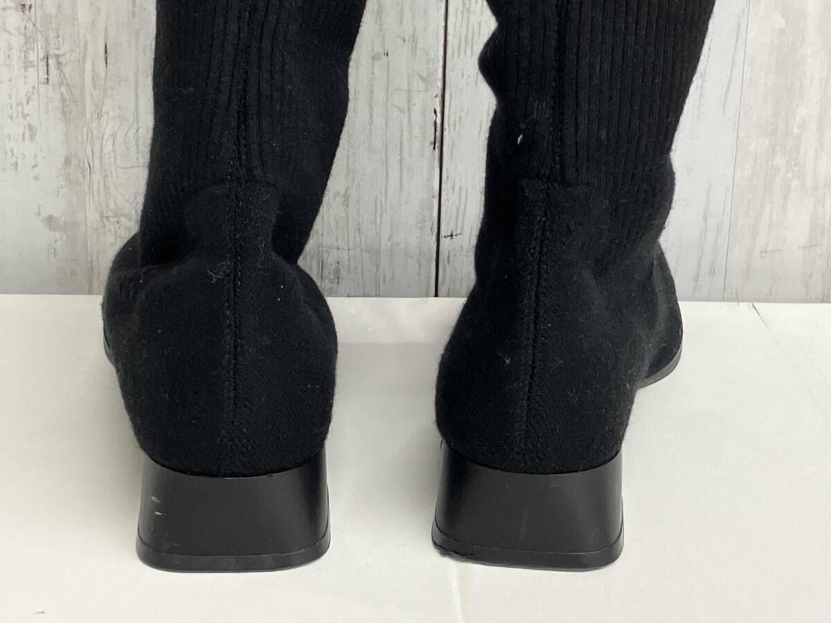 VIVAIA ロングニットブーツ ヴィヴァイア ブラック size38 - メルカリ