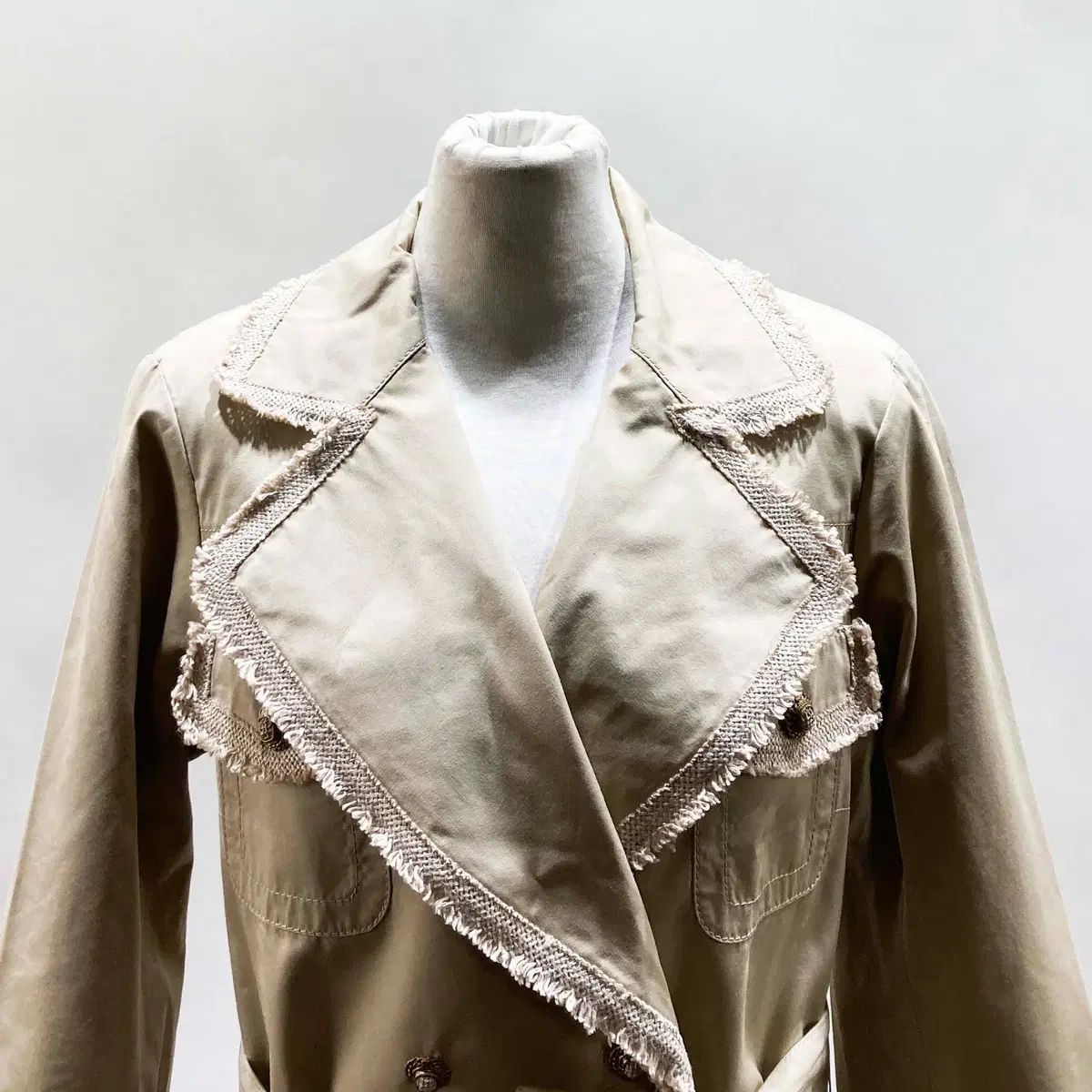 シャネル レディース コットン コート 55 ジーンズ センス